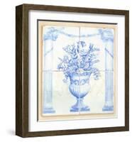 Jarrones Azules I-V^ Alber-Framed Art Print