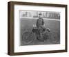 Jarrott: Motor Cycle Race Winner-null-Framed Photographic Print