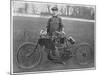 Jarrott: Motor Cycle Race Winner-null-Mounted Photographic Print