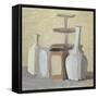 Jars and Bottles-Morandi Giorgio-Framed Stretched Canvas