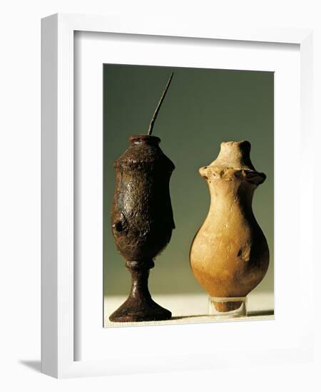 Jars for Cosmetics, from Mohenjo-Daro, Pakistan-null-Framed Giclee Print