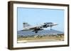 Jas-39D Gripen of the Hungarian Air Force Landing at Decimomannu Air Base-Stocktrek Images-Framed Photographic Print