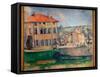 Jas De Bouffan (Oil on Canvas, 1885-1887)-Paul Cezanne-Framed Stretched Canvas