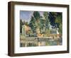 Jas De Bouffan, the Pool, C1876-Paul Cézanne-Framed Giclee Print