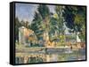 Jas De Bouffan, the Pool, C1876-Paul Cézanne-Framed Stretched Canvas