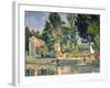 Jas De Bouffan, the Pool, C1876-Paul Cézanne-Framed Giclee Print