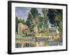 Jas De Bouffan, the Pool, C1876-Paul Cézanne-Framed Giclee Print