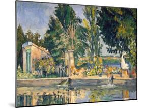 Jas De Bouffan, the Pool, C1876-Paul Cézanne-Mounted Giclee Print
