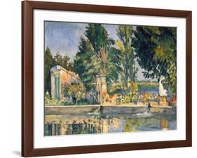 Jas De Bouffan, the Pool, C1876-Paul Cézanne-Framed Giclee Print