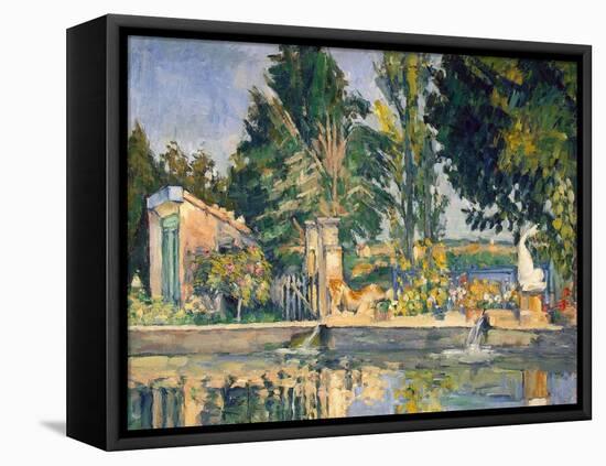 Jas De Bouffan, the Pool, C1876-Paul Cézanne-Framed Stretched Canvas