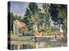Jas De Bouffan, the Pool, C1876-Paul Cézanne-Stretched Canvas