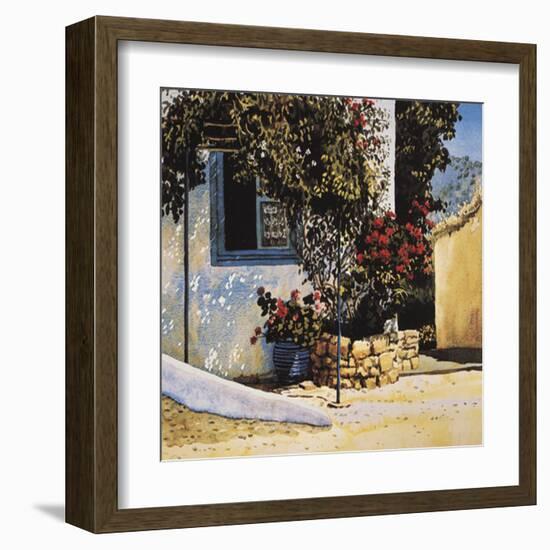 Jasmine and Geraniums-Unknown Richardson-Framed Art Print