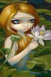 Blue Serpent - a Gothic Fairy and her Dragon-Jasmine Becket-Griffith-Art Print