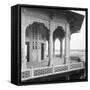 Jasmine Tower, Agra Fort, Agra, India, Early 20th Century-H & Son Hands-Framed Stretched Canvas