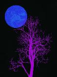 Tropical Leaf and Blue Moon-Jasmine Woods-Art Print