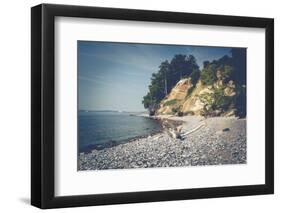 Jasmund National Park, coast, sea,-Mandy Stegen-Framed Photographic Print