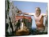 Jason and les Argonautes JASON AND THE ARGONAUTS by DonChaffey, 1963 (photo)-null-Stretched Canvas