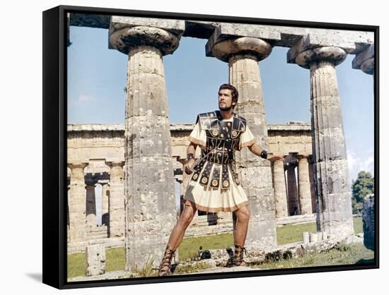 Jason and les Argonautes JASON AND THE ARGONAUTS by DonChaffey with Todd Armstrong, 1963 (photo)-null-Framed Stretched Canvas