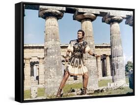 Jason and les Argonautes JASON AND THE ARGONAUTS by DonChaffey with Todd Armstrong, 1963 (photo)-null-Framed Stretched Canvas