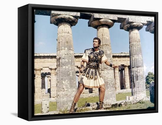 Jason and les Argonautes JASON AND THE ARGONAUTS by DonChaffey with Todd Armstrong, 1963 (photo)-null-Framed Stretched Canvas