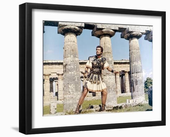 Jason and les Argonautes JASON AND THE ARGONAUTS by DonChaffey with Todd Armstrong, 1963 (photo)-null-Framed Photo