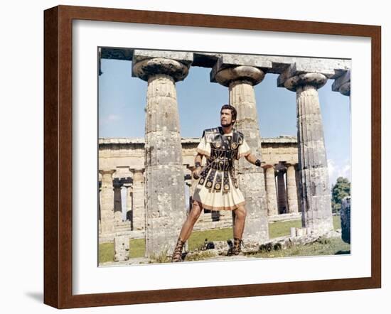 Jason and les Argonautes JASON AND THE ARGONAUTS by DonChaffey with Todd Armstrong, 1963 (photo)-null-Framed Photo