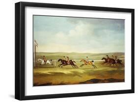 Jason' Beating 'spectator' for the Grate Subscription at Newmarket-Francis Sartorius-Framed Giclee Print