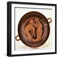 Jason is Regurgitated after Being Swallowed by a Serpent, Athenian Red, Kylix Drinking Cup, Greek-null-Framed Giclee Print