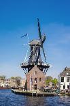 Belgium, Flanders, Ghent (Gent). Old Post Office clocktower and medieval guild houses on Graslei.-Jason Langley-Photographic Print