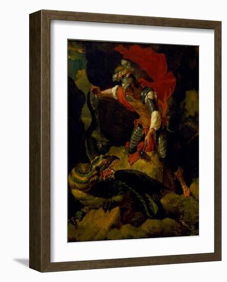 Jason Poisoning the Dragon-Salvator Rosa-Framed Giclee Print