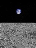 Illustration of a View of Earth from the Moon-Jason Reed-Photographic Print