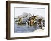 Jason's Ship Argo Leaving Ancient Corinth in the Quest for the Golden Fleece-null-Framed Giclee Print