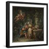 Jason Swearing Eternal Affection to Medea, 1743-Jean-François de Troy-Framed Giclee Print