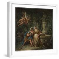 Jason Swearing Eternal Affection to Medea, 1743-Jean-François de Troy-Framed Giclee Print