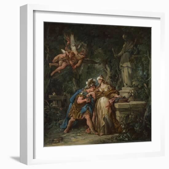 Jason Swearing Eternal Affection to Medea, 1743-Jean-François de Troy-Framed Giclee Print