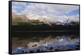 Jasper National Park, Malighn Lake-Ken Archer-Framed Stretched Canvas