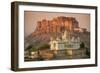 Jaswant Thada and Meherangarh Fort, Jodhpur (The Blue City), Rajasthan, India, Asia-Doug Pearson-Framed Photographic Print