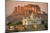 Jaswant Thada and Meherangarh Fort, Jodhpur (The Blue City), Rajasthan, India, Asia-Doug Pearson-Mounted Photographic Print