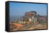 Jaswant Thada and Meherangarh Fort, Jodhpur (The Blue City), Rajasthan, India, Asia-Doug Pearson-Framed Stretched Canvas