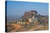 Jaswant Thada and Meherangarh Fort, Jodhpur (The Blue City), Rajasthan, India, Asia-Doug Pearson-Stretched Canvas