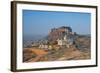 Jaswant Thada and Meherangarh Fort, Jodhpur (The Blue City), Rajasthan, India, Asia-Doug Pearson-Framed Photographic Print