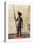 Jauapiry Indian with Weapons, Brazil, 19th Century-Marc Ferrez-Stretched Canvas