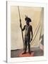 Jauapiry Indian with Weapons, Brazil, 19th Century-Marc Ferrez-Stretched Canvas