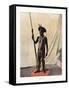 Jauapiry Indian with Weapons, Brazil, 19th Century-Marc Ferrez-Framed Stretched Canvas