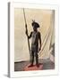 Jauapiry Indian with Weapons, Brazil, 19th Century-Marc Ferrez-Stretched Canvas