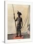 Jauapiry Indian with Weapons, Brazil, 19th Century-Marc Ferrez-Stretched Canvas