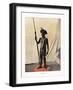 Jauapiry Indian with Weapons, Brazil, 19th Century-Marc Ferrez-Framed Giclee Print