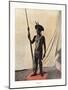 Jauapiry Indian with Weapons, Brazil, 19th Century-Marc Ferrez-Mounted Giclee Print