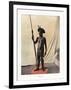 Jauapiry Indian with Weapons, Brazil, 19th Century-Marc Ferrez-Framed Giclee Print