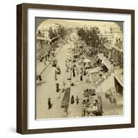 Jauhri Bazaar, Jeypore, Orissa, India-Underwood & Underwood-Framed Photographic Print